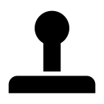 Stamp F SVG Icon